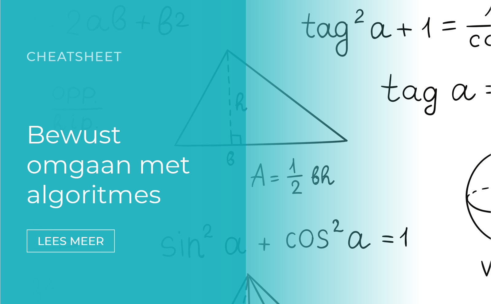 Cheatsheet: bewust omgaan met algoritmes